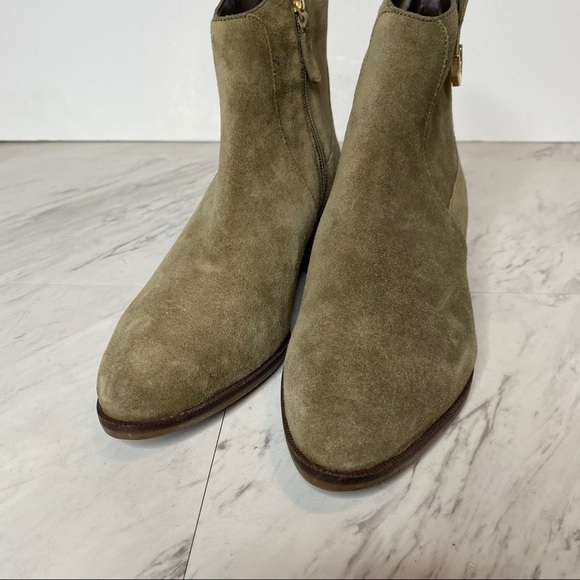 New! Cole Haan Maci Green Suede Bootie 7B - Picture 11 of 13